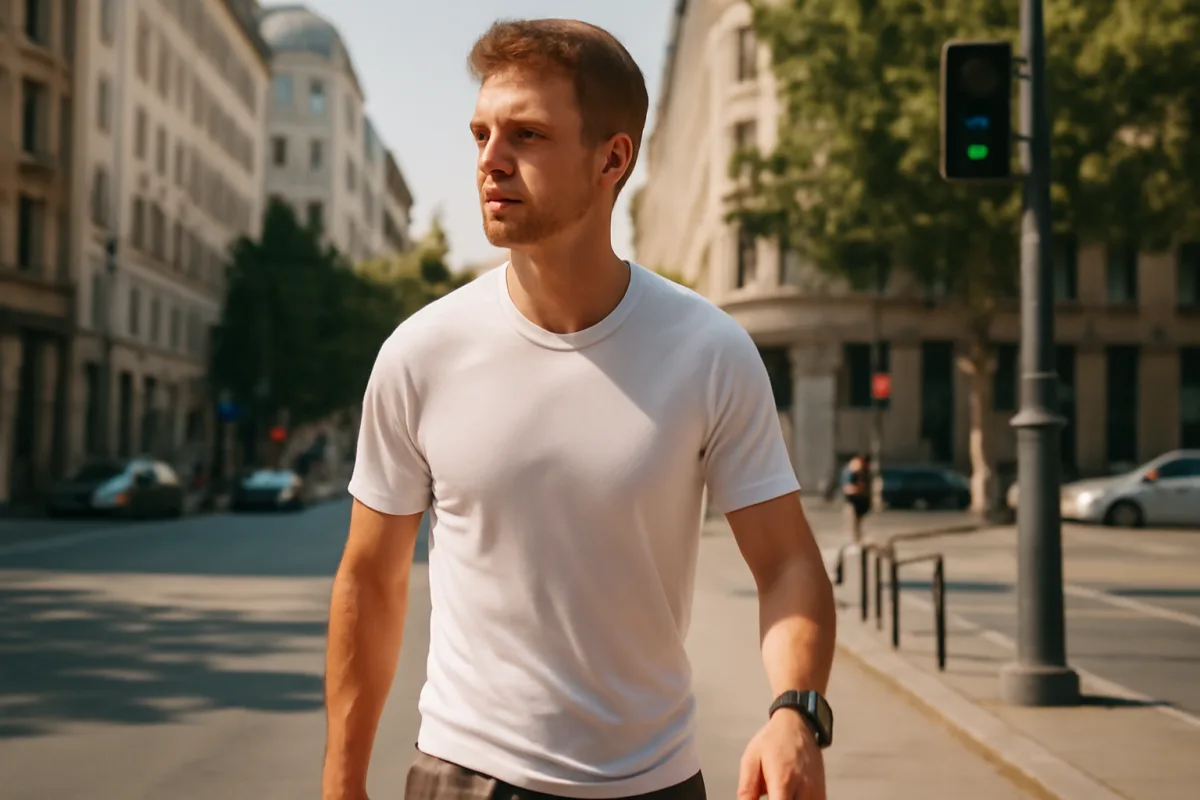 T-shirt traspiranti: perché sono un must anche per le giornate in città?